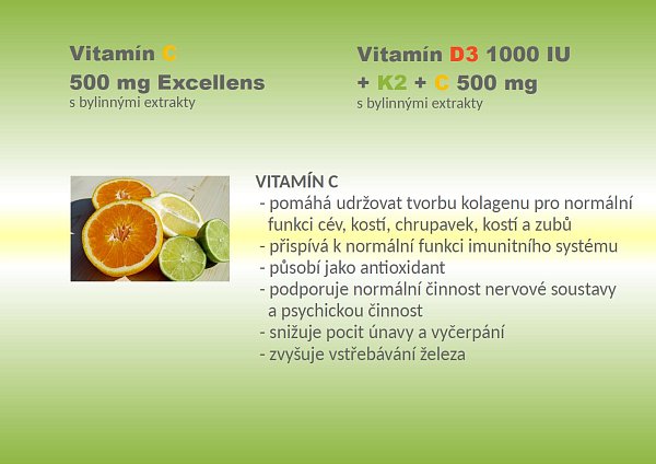 Vitamín C 500 mg Excellens